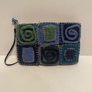 Rising Tide‎ Wool Wristlet